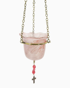 Hanging Vigil Lamp from Blown Glass