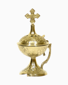 Bronze Home Censer with Decoration